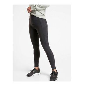 Athleta Delancey Moto Tight in Black
